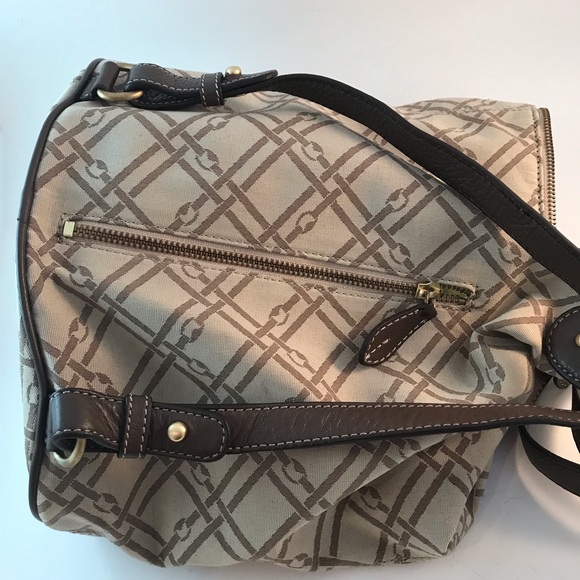 Jones New York Backpack/Shoulder bag Fabric and Leather - Picture 4 of 8